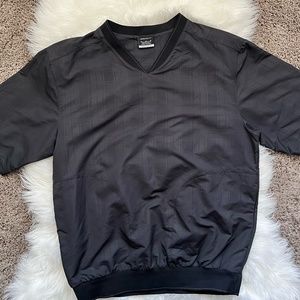 Nike Golf Windbreaker Black Size Medium